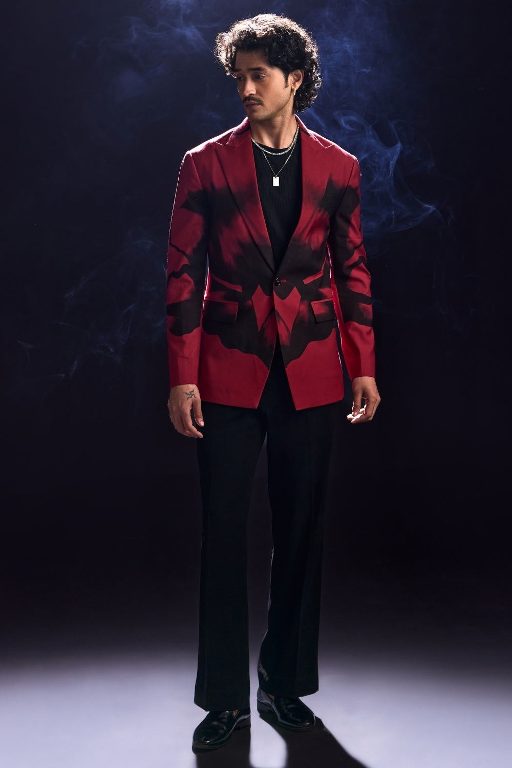 Red Cocktail Blazer