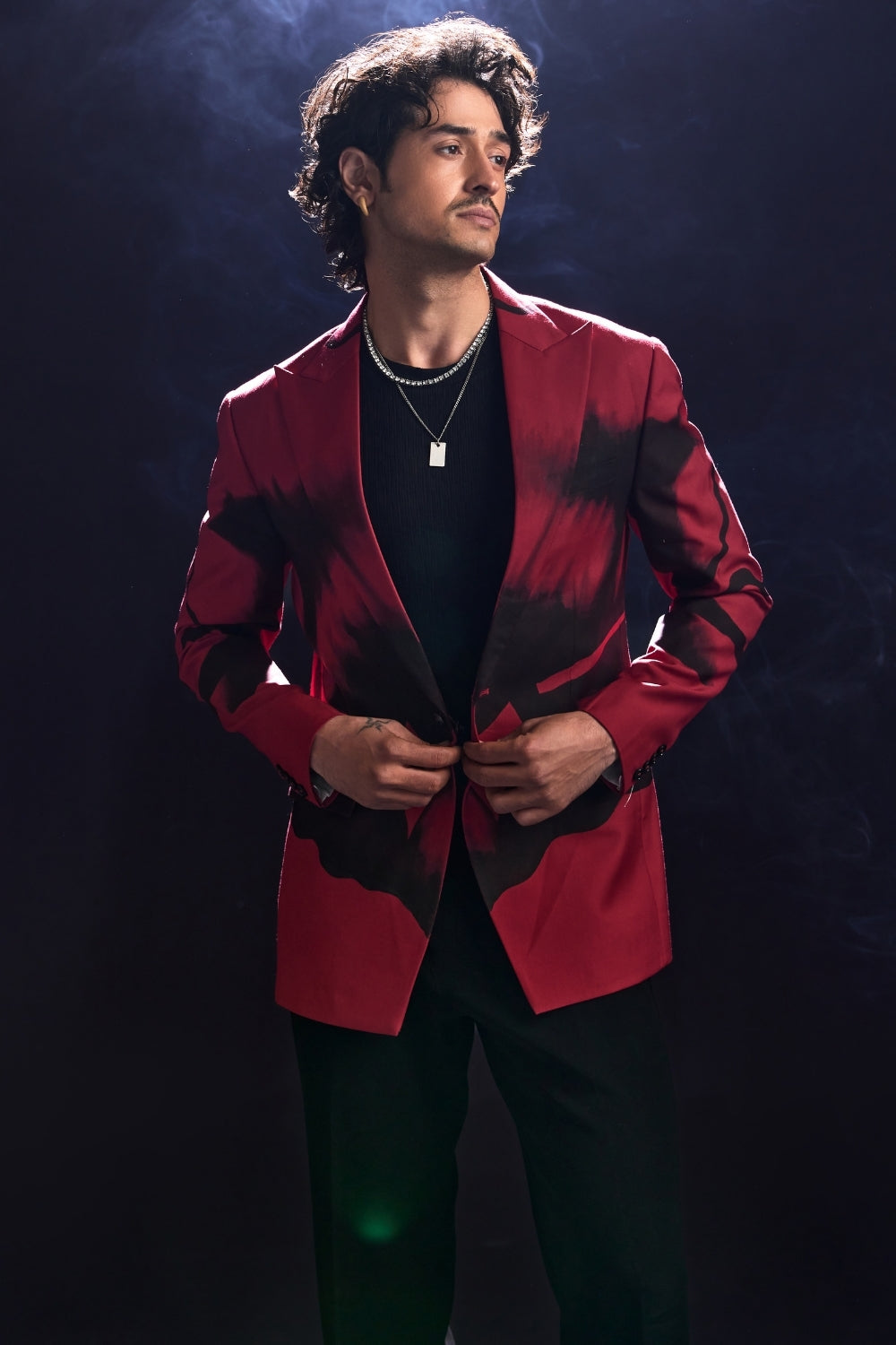 Red Cocktail Blazer