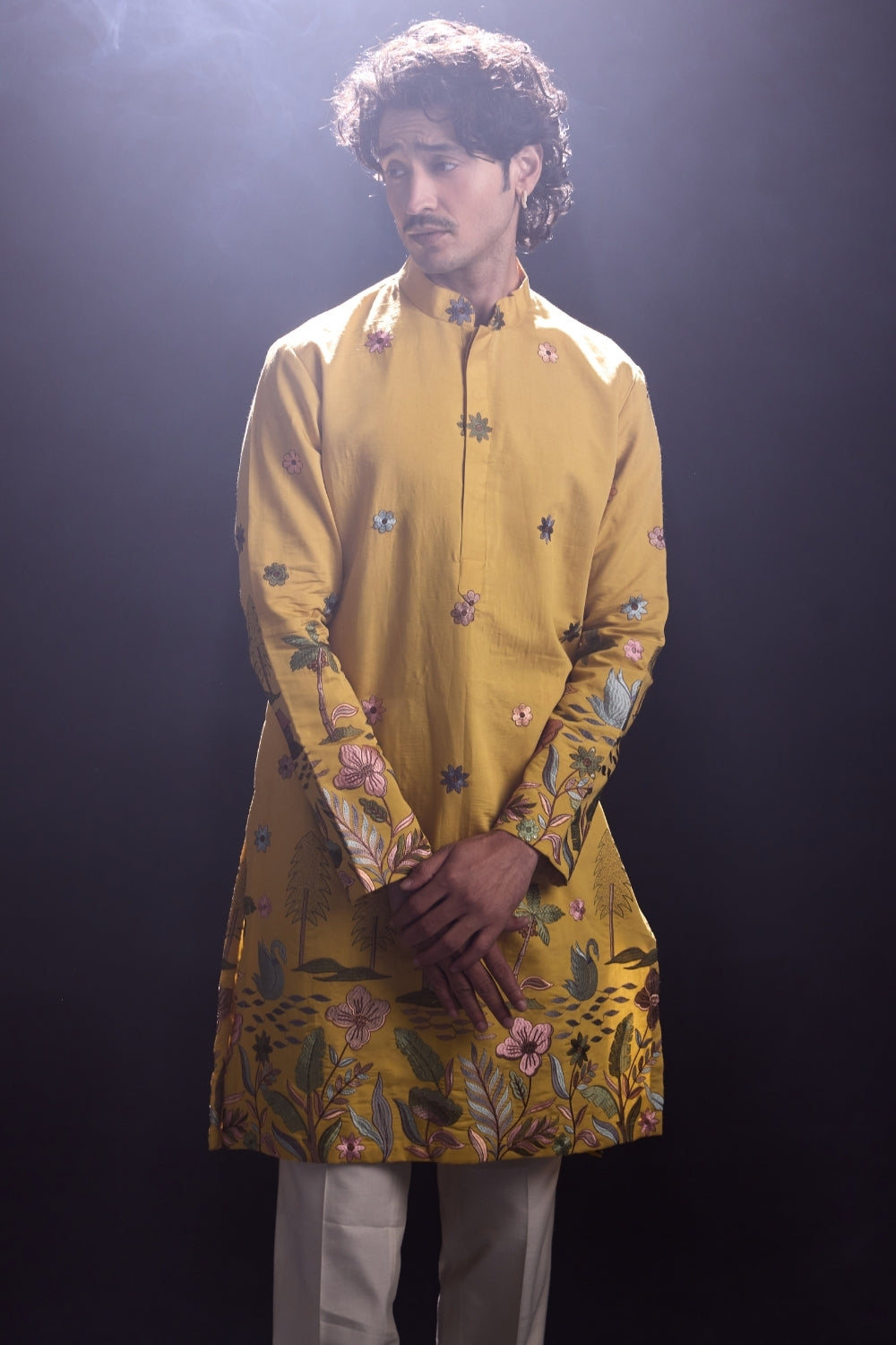 Yellow Kurta with Pants