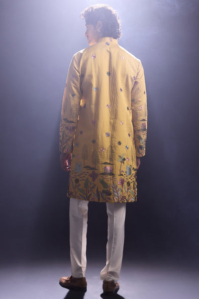 Yellow Kurta with Pants