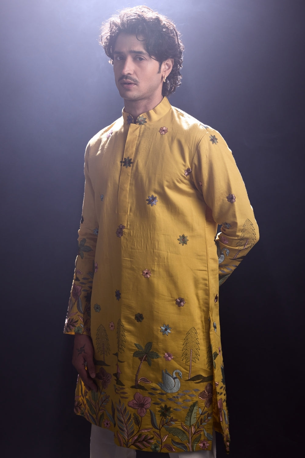 Yellow Kurta with Pants