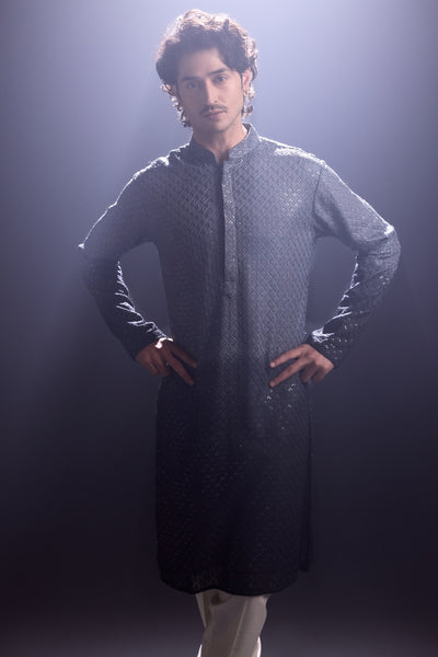 Ambre Chikankari Kurta with Pants