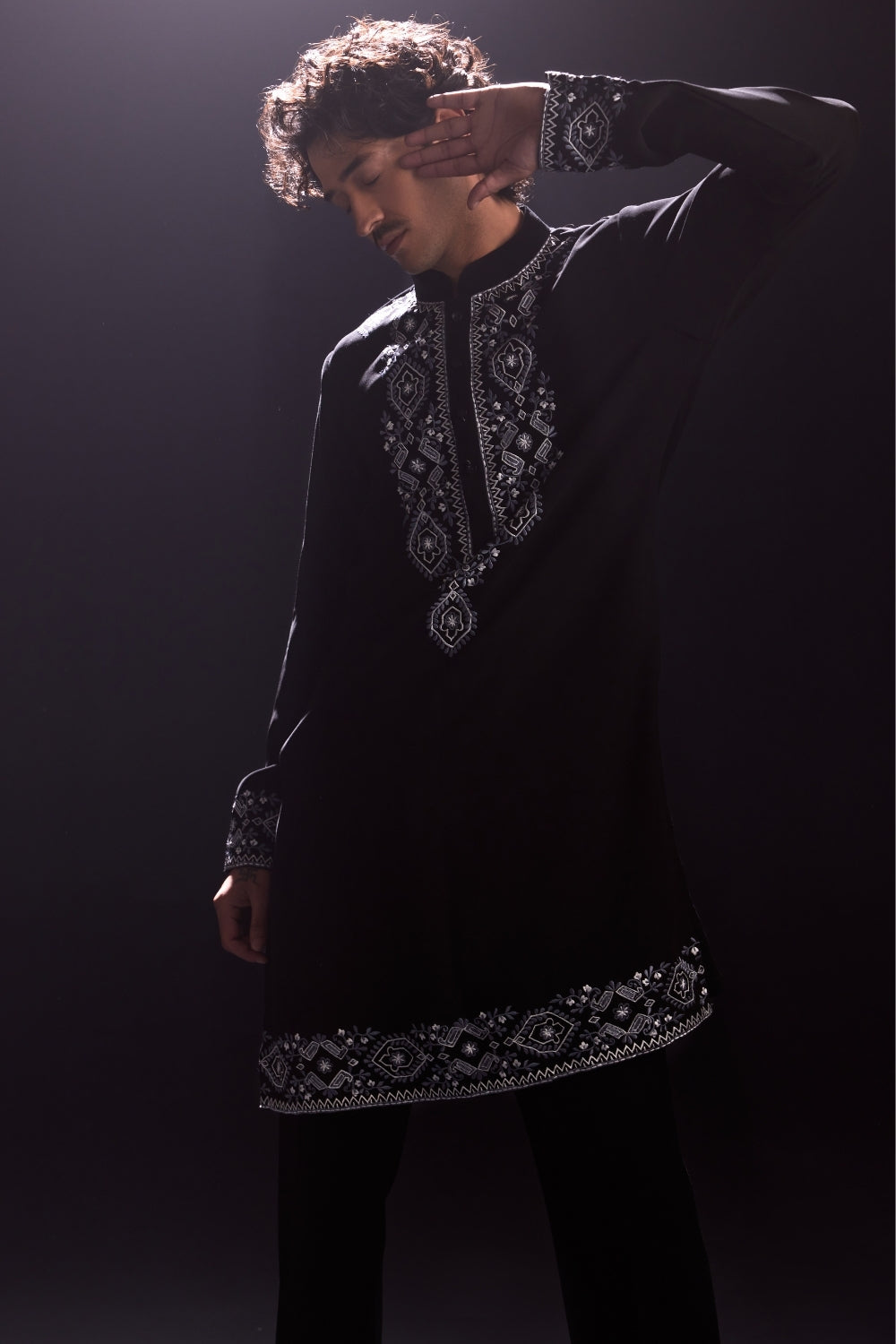 Black Kurta and Pants