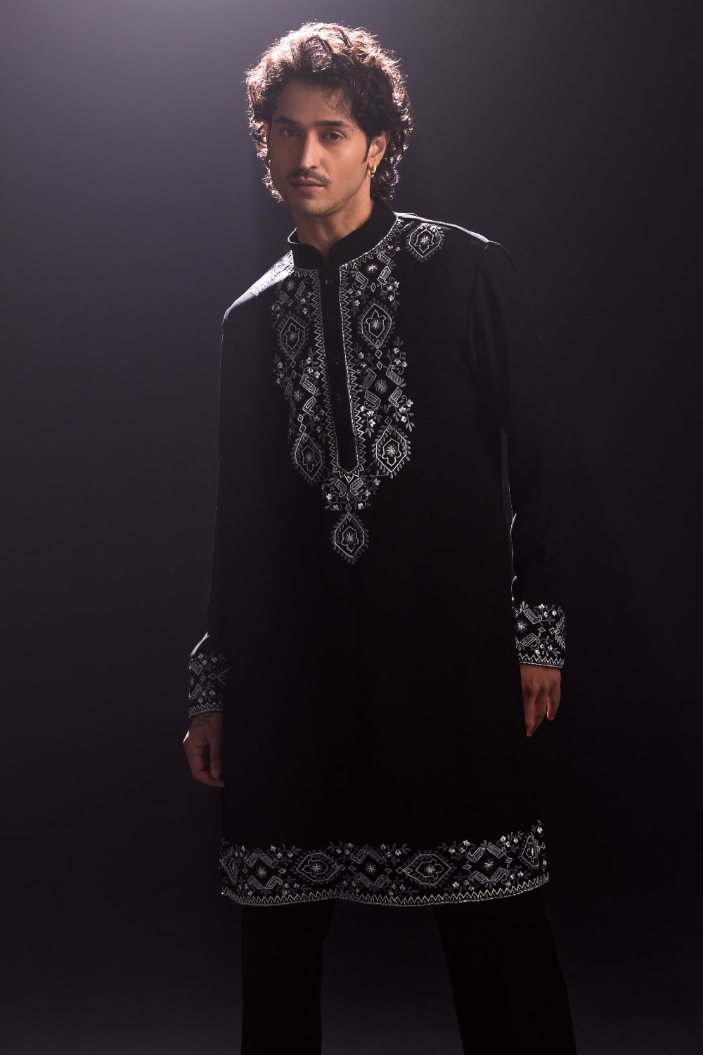 Black Kurta and Pants