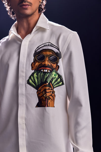 Money Hand Painted Shirt