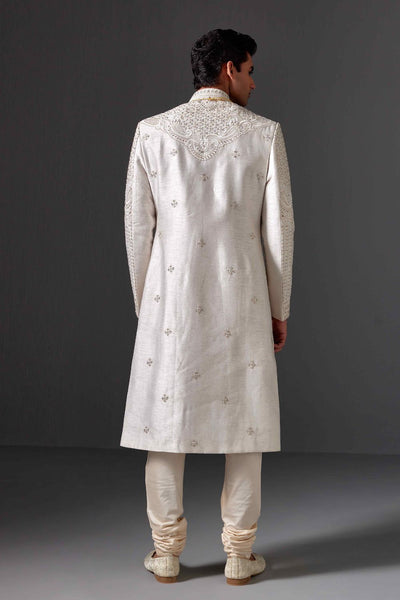 Aseem Dabka Raw Silk Sherwani