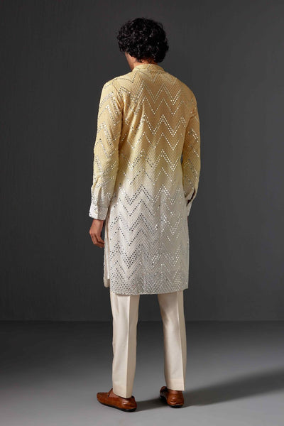 Nilay Yellow Chikankari Kurta Set