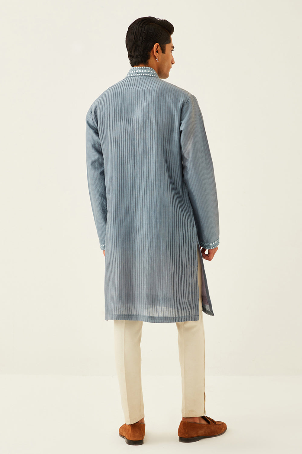 Dove Grey Kurta Set