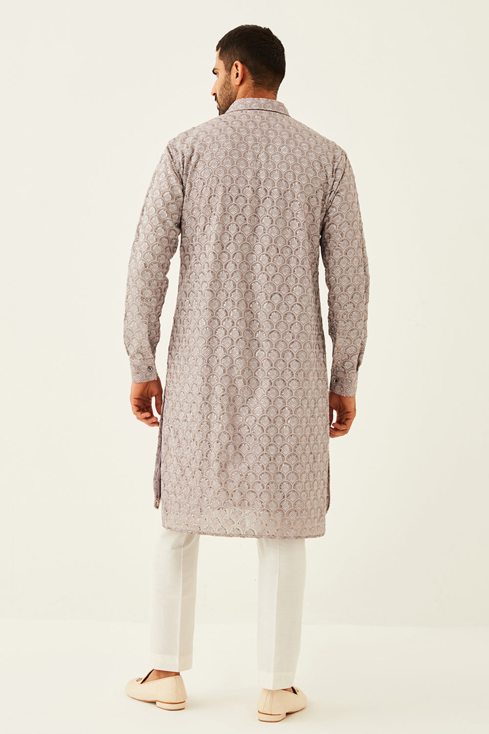 Grey Kurta Set