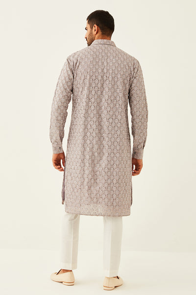 Grey Kurta Set