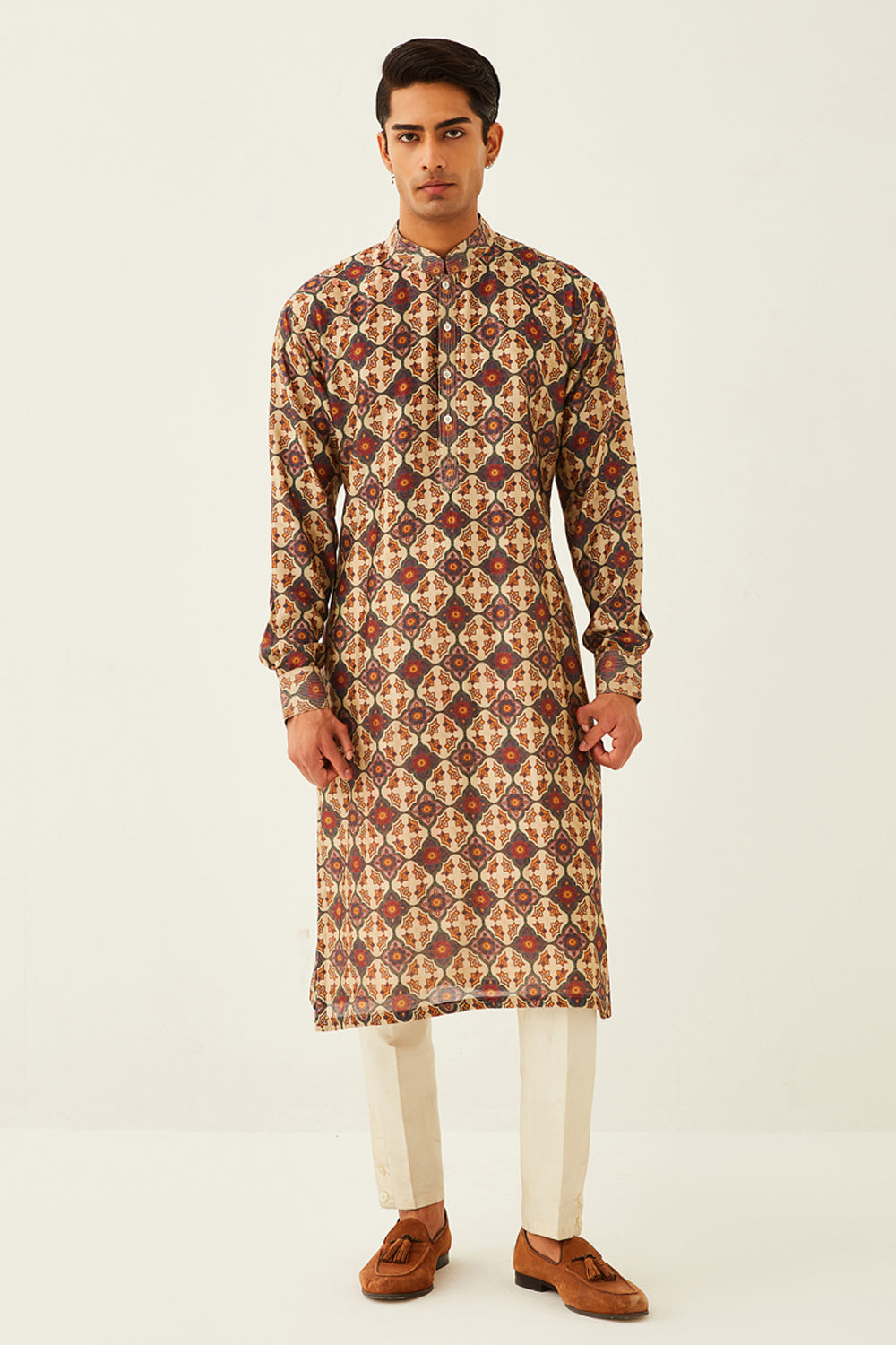 Brown Kurta Set