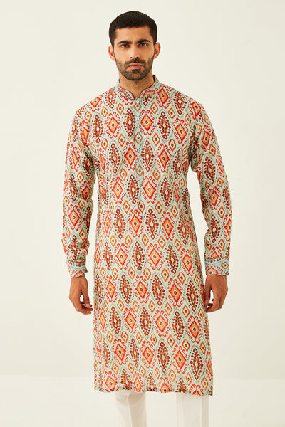 Aqua Kurta Set