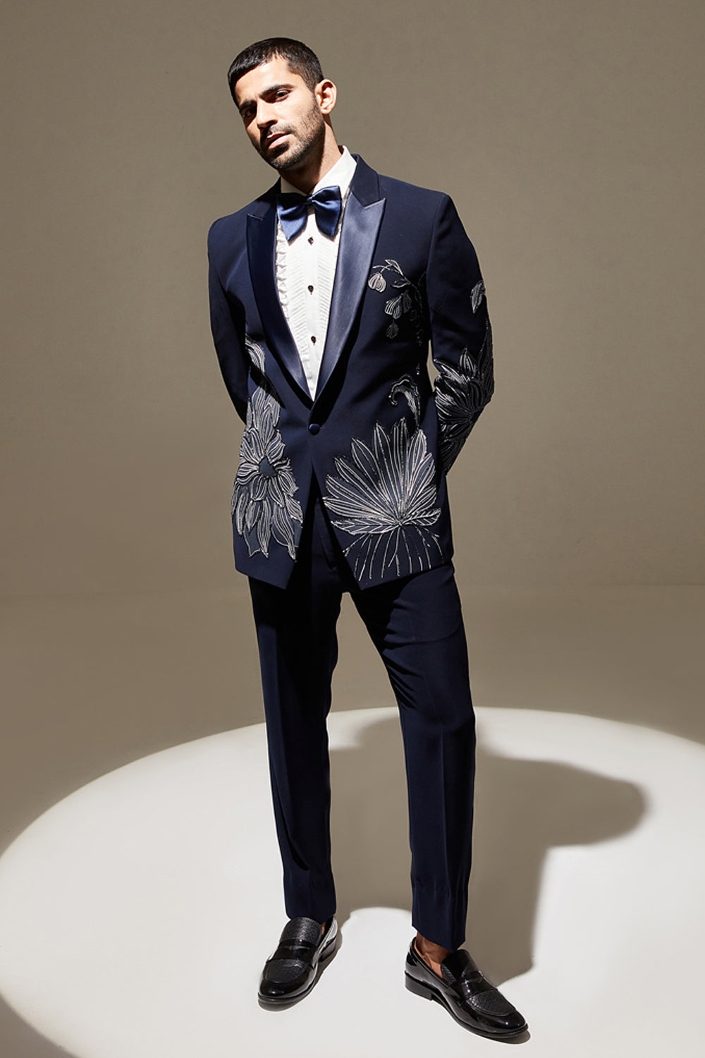 Midnight Blue Tuxedo Set