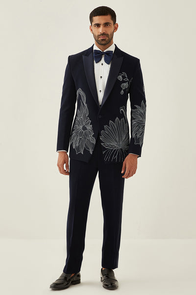 Midnight Blue Tuxedo Set