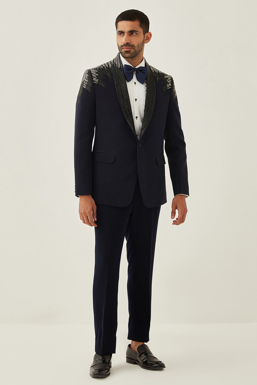 Midnight Blue Tuxedo Set