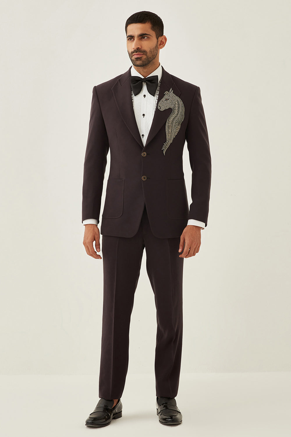 Aubergine Tuxedo Set