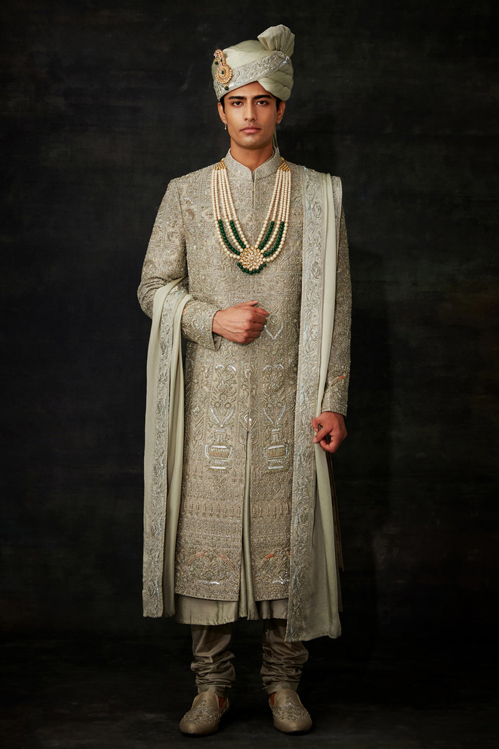 Mint Sherwani