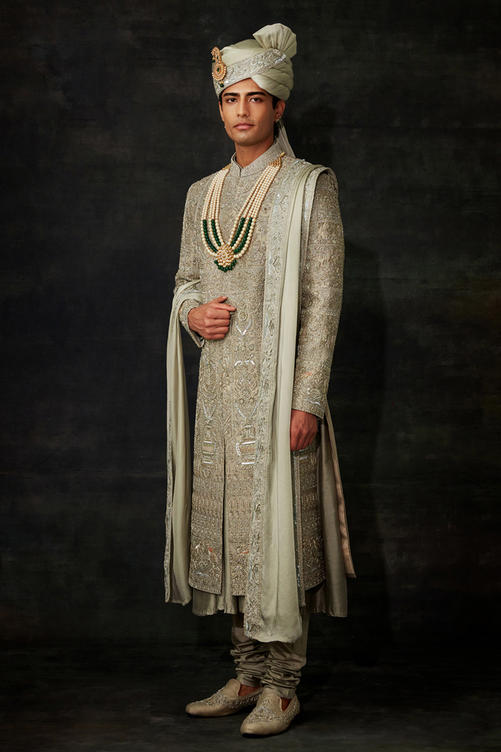 Mint Sherwani