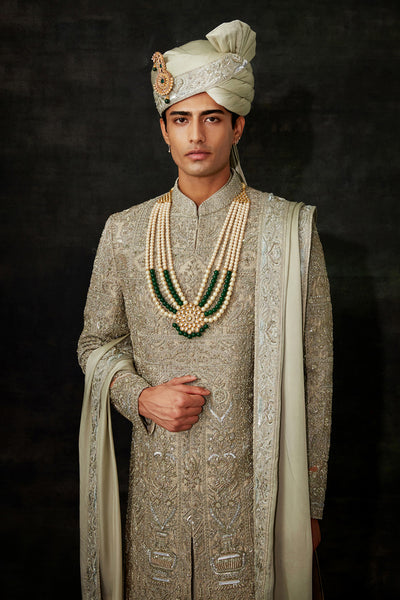 Mint Sherwani