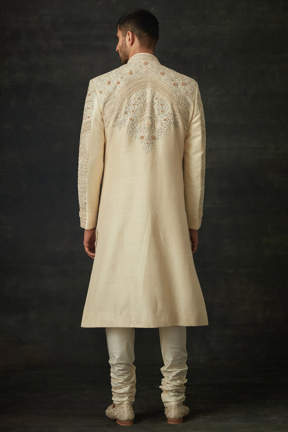 Ivory Sherwani Set