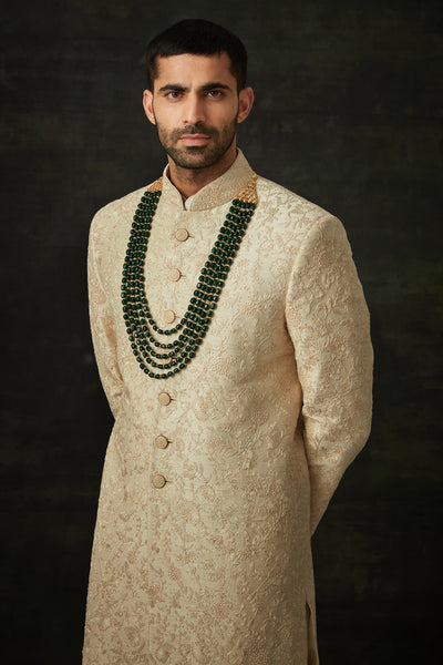 Ivory Sherwani Set