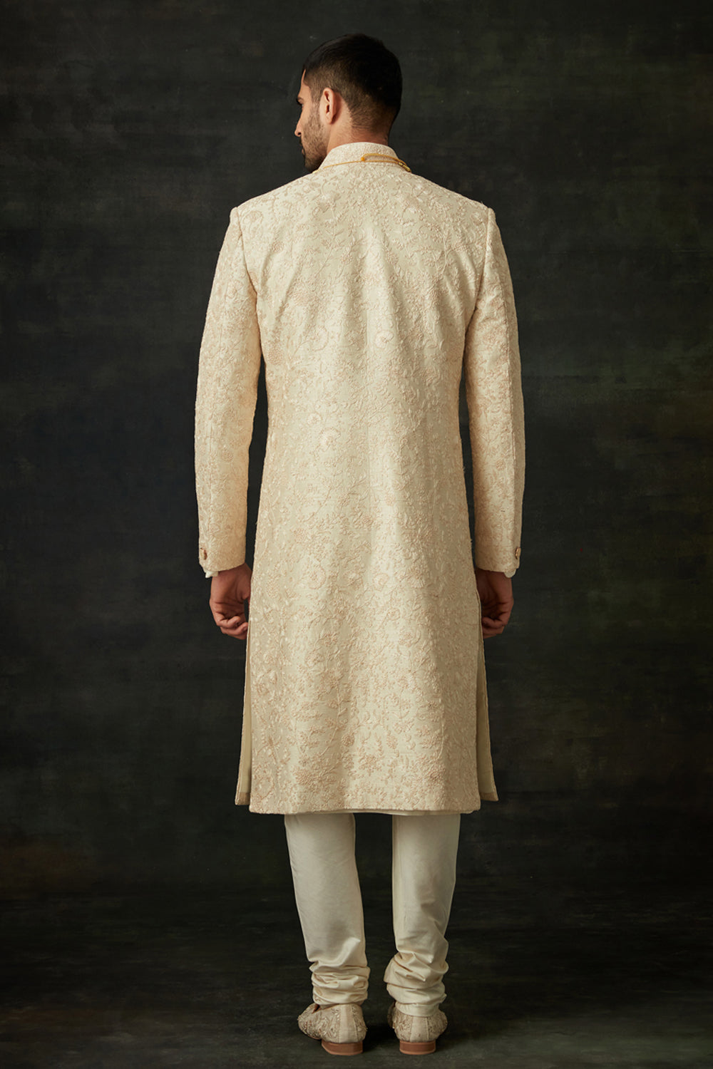 Ivory Sherwani Set