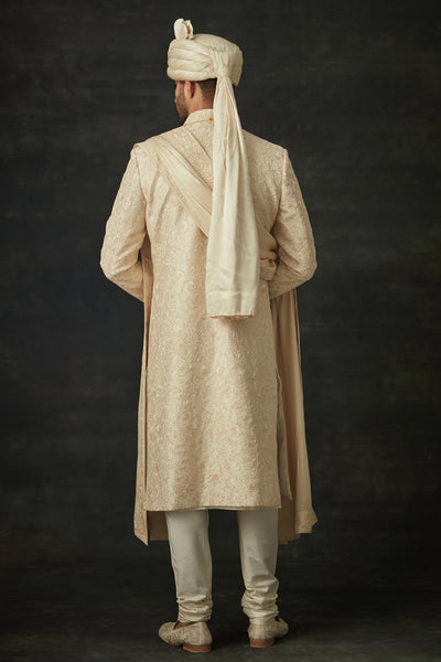 Ivory Sherwani Set