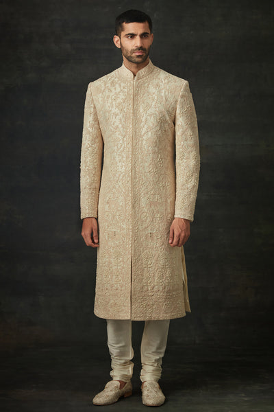 Ivory Sherwani Set