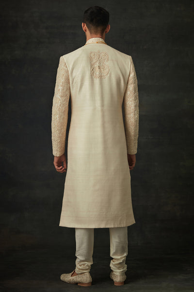 Ivory Sherwani Set