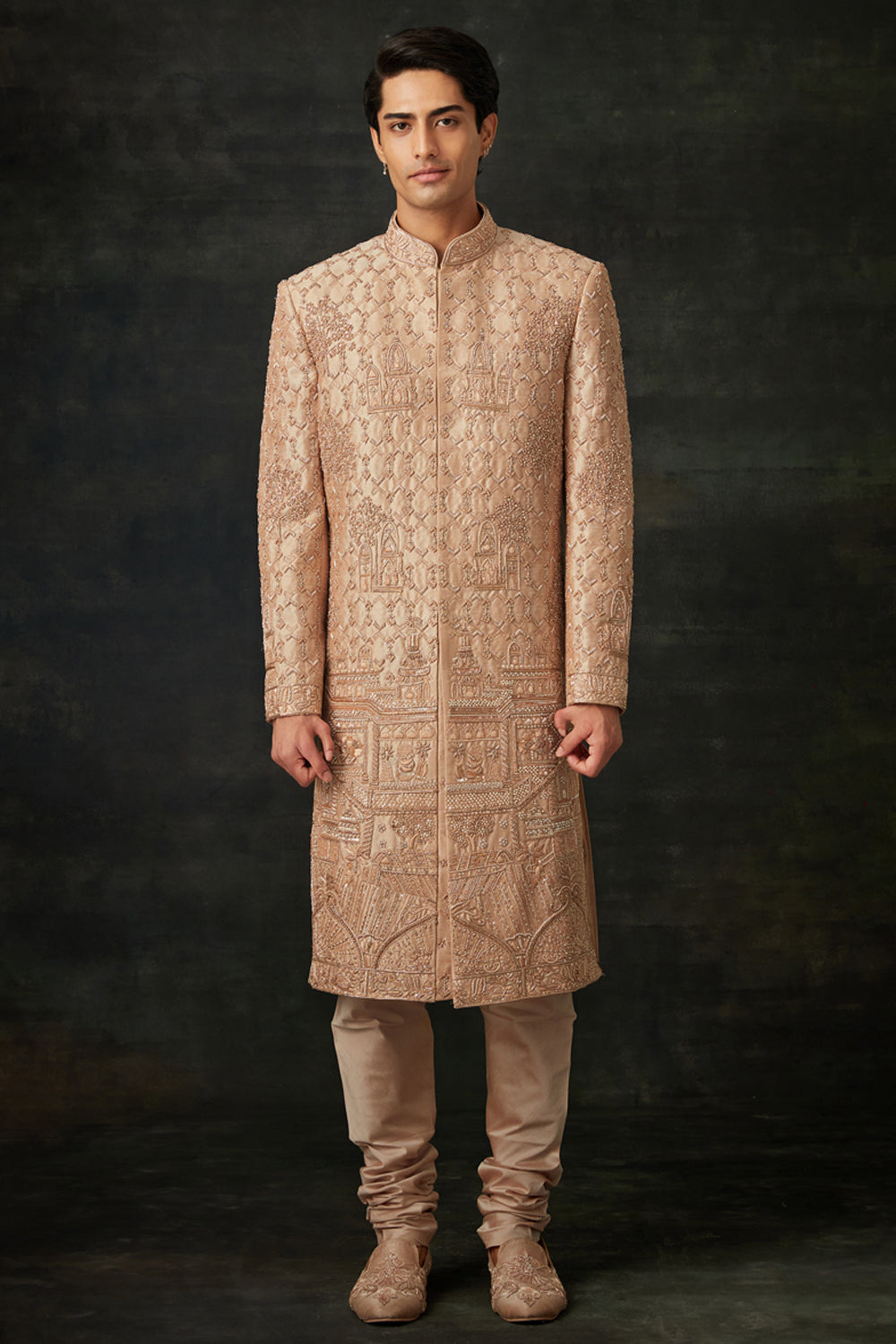 Desert Rose Sherwani Set