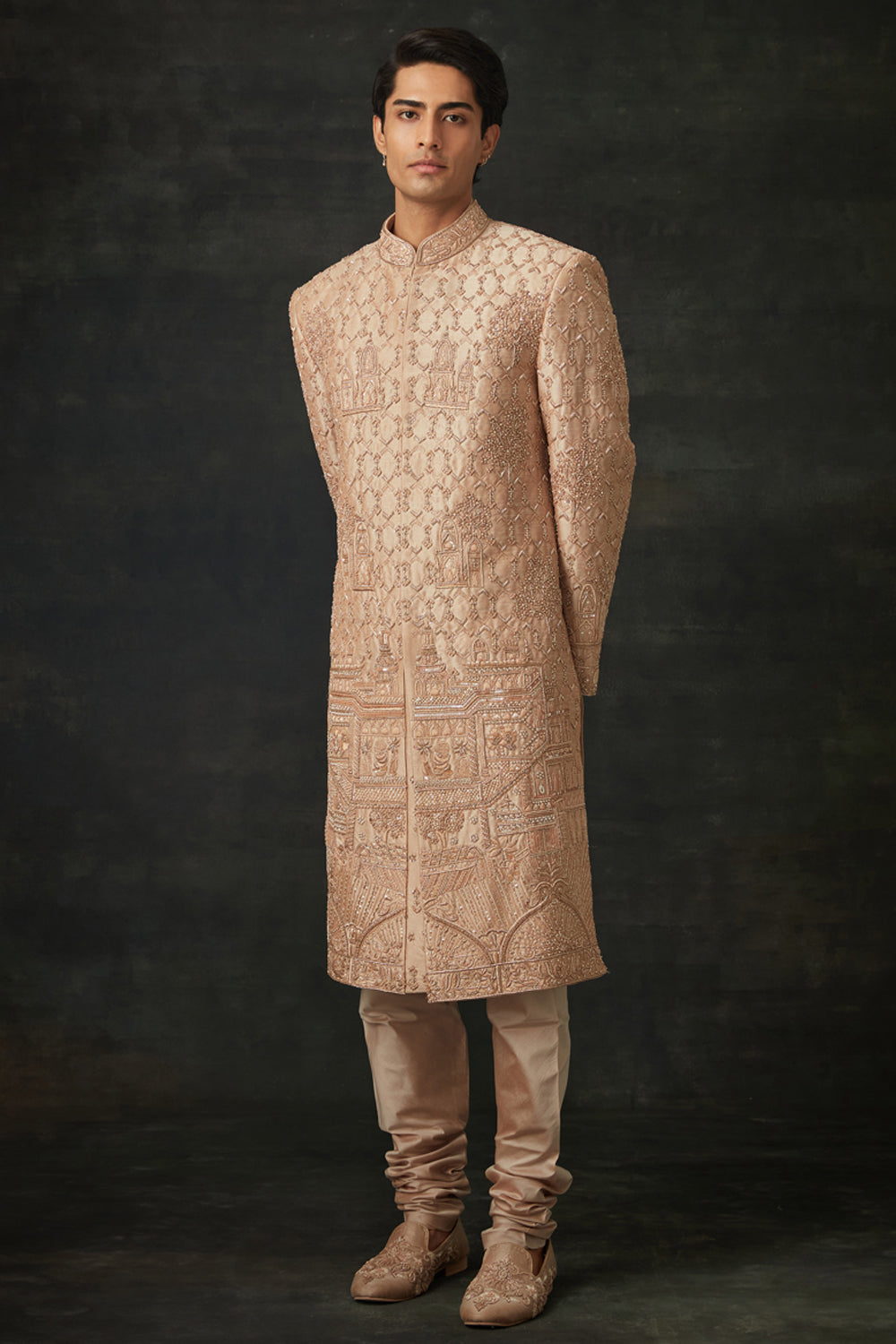 Desert Rose Sherwani Set