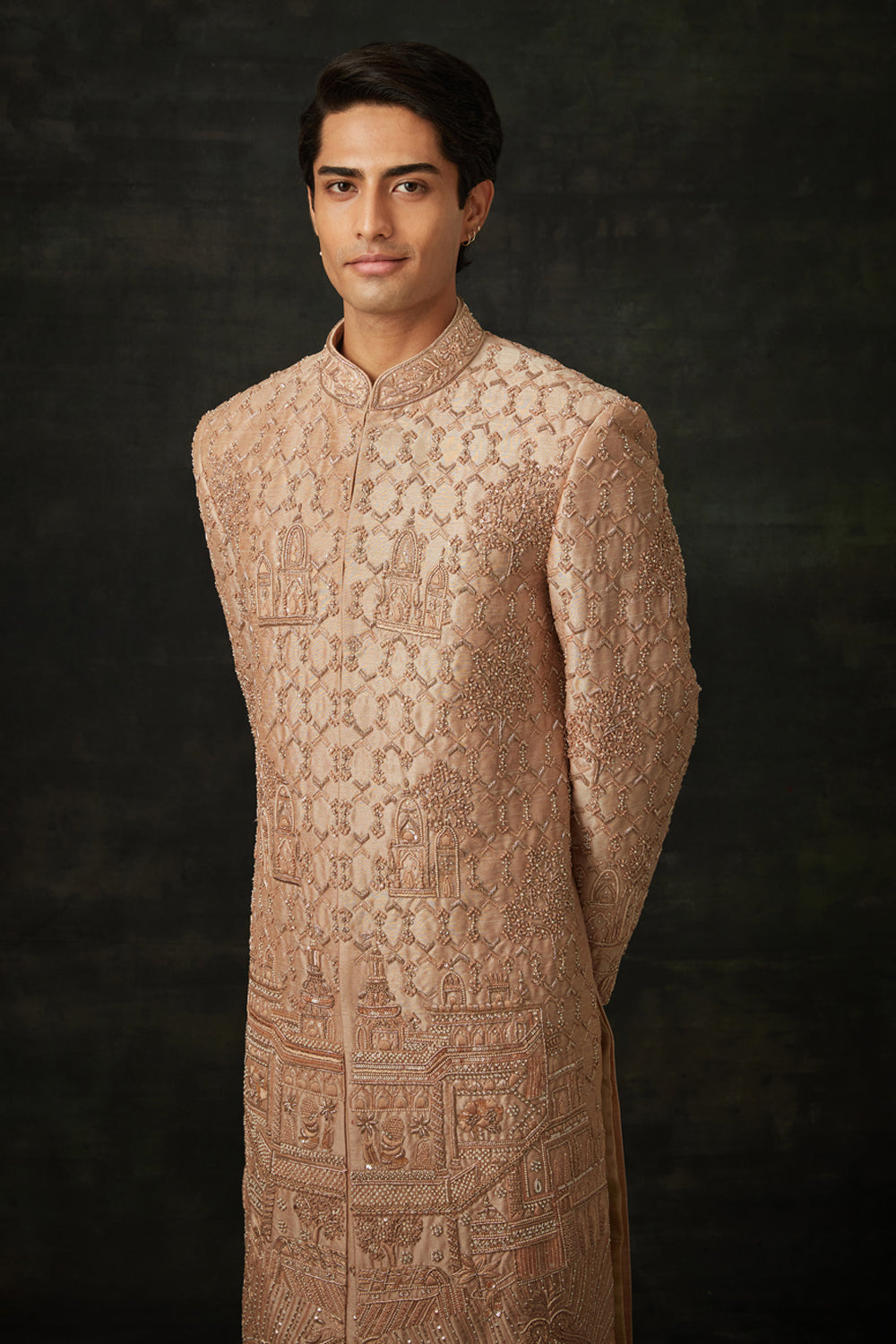 Desert Rose Sherwani Set