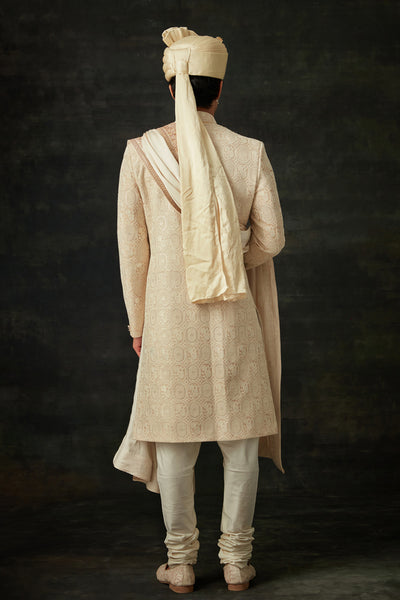 Ivory Sherwani Set