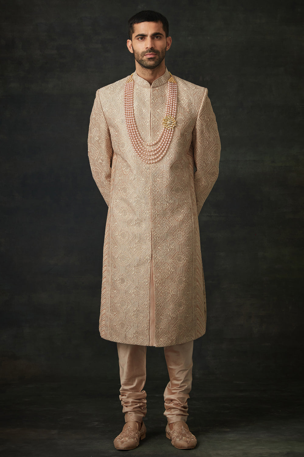 Ivory Sherwani Set