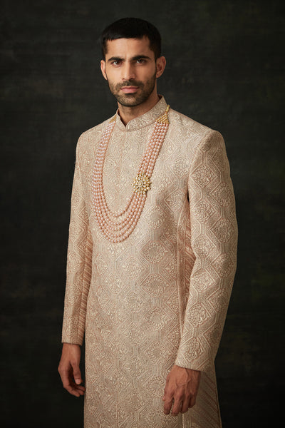 Ivory Sherwani Set