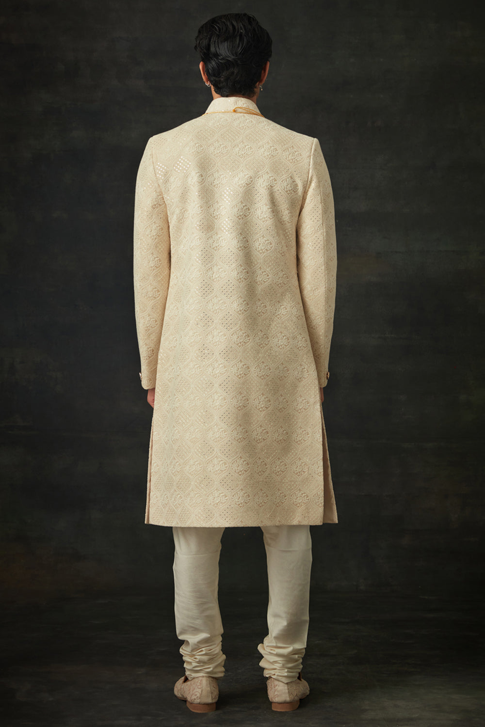 Ivory Sherwani Set