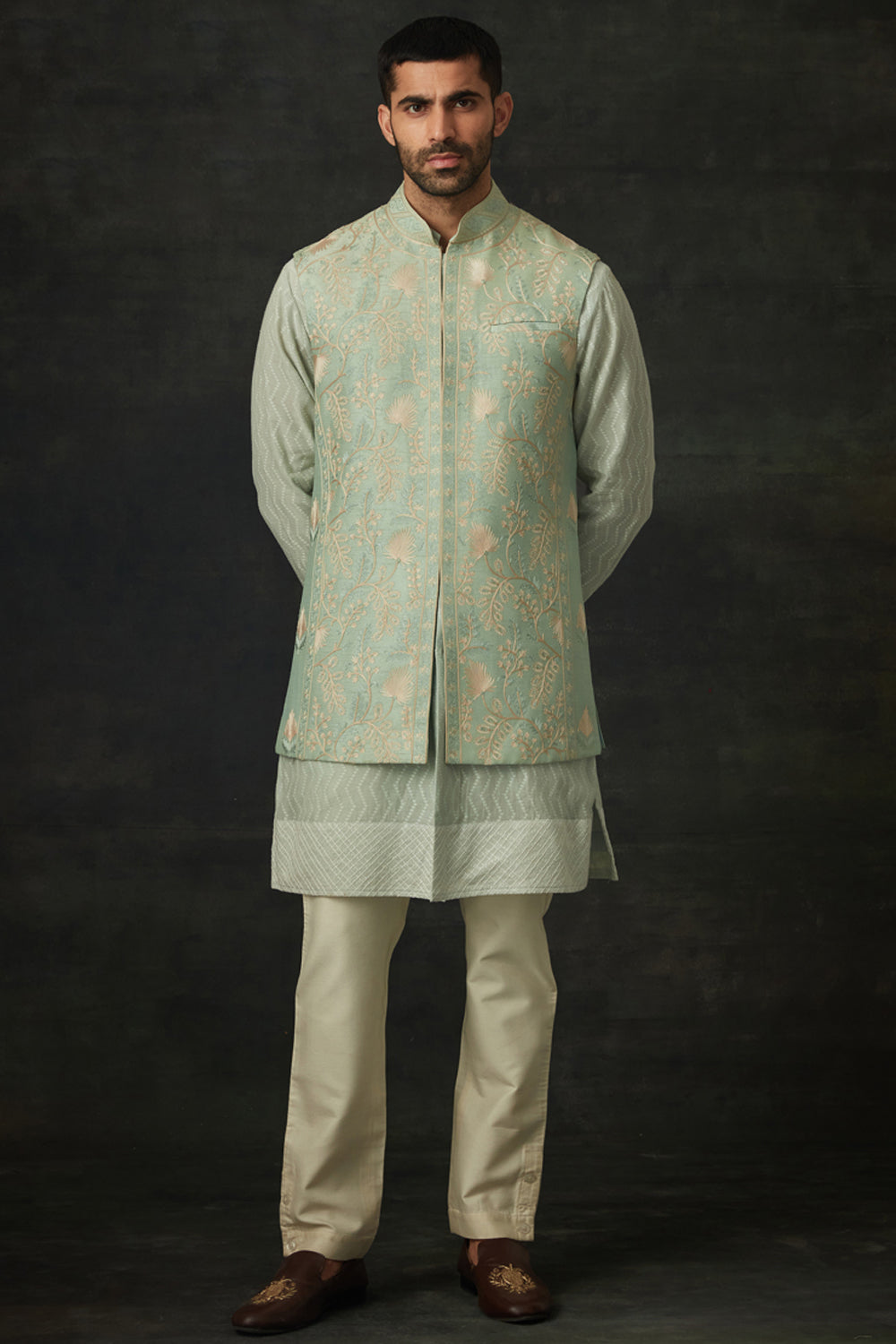 Turquoise Kurta Set