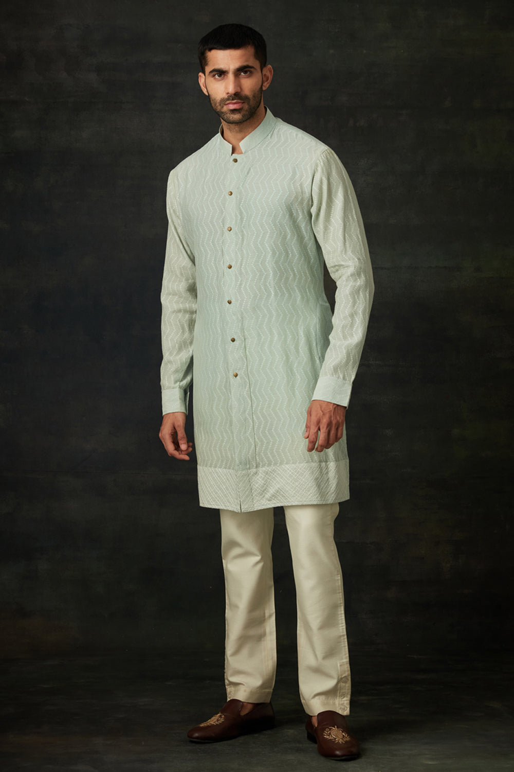 Turquoise Kurta Set