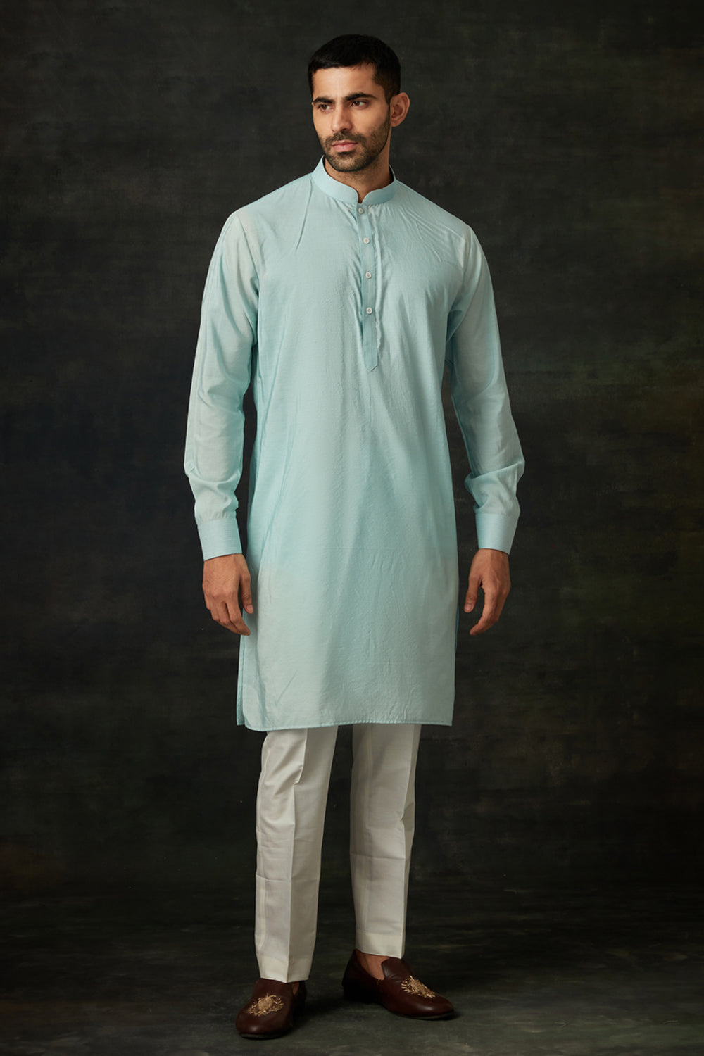 Turquoise Kurta Set