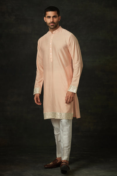 Peach Kurta Set