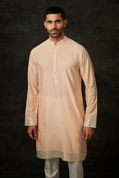 Peach Kurta Set