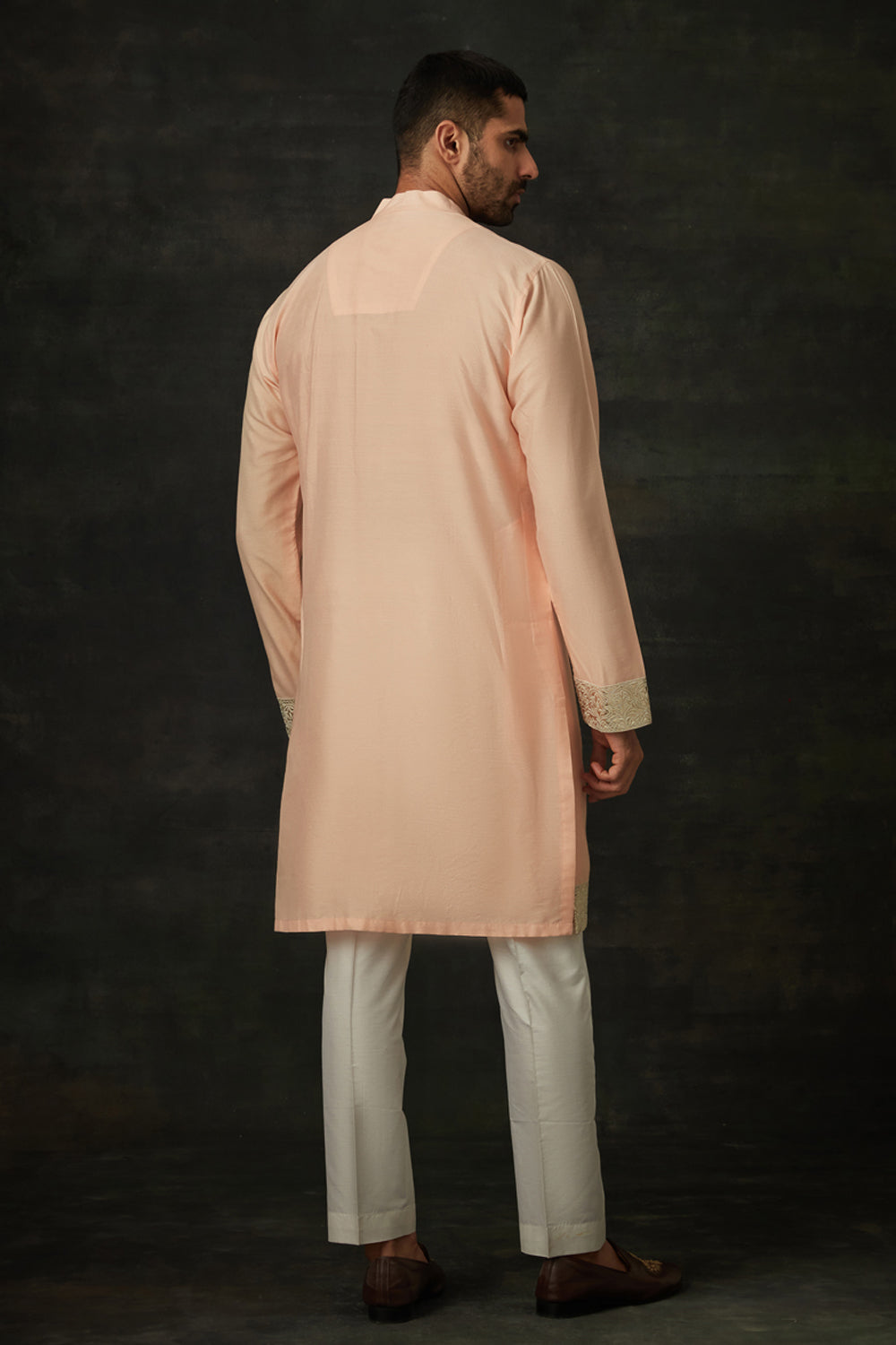 Peach Kurta Set