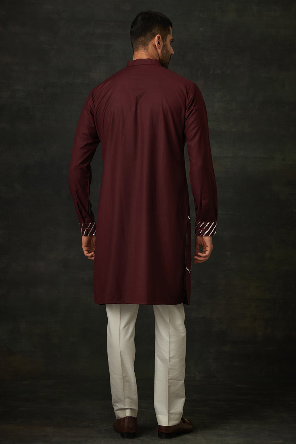 Maroon Kurta Set