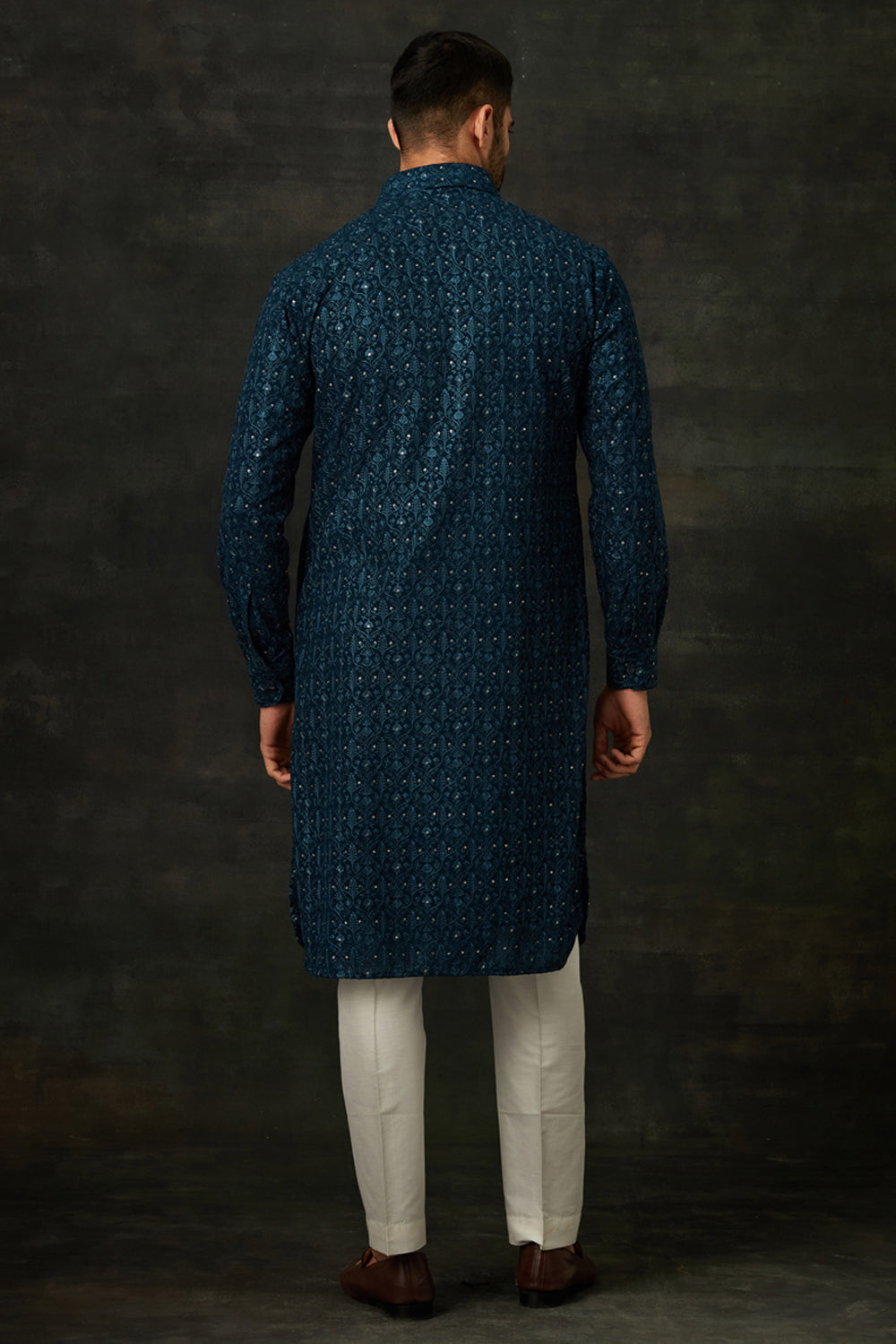 Teal Green Kurta Set