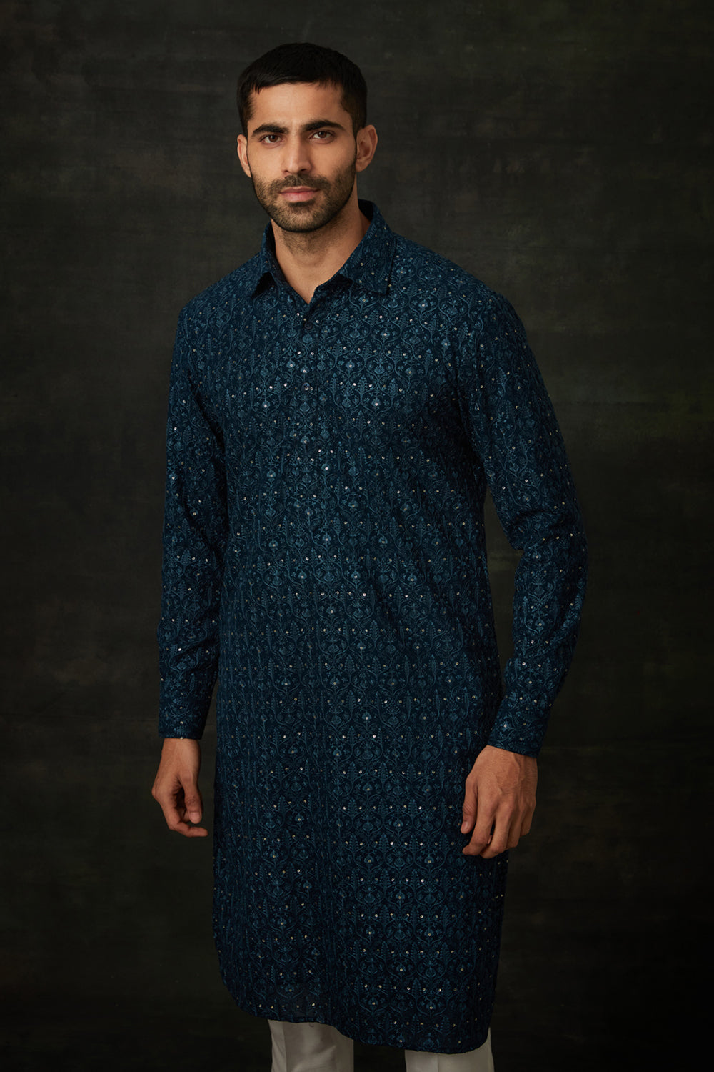 Teal Green Kurta Set