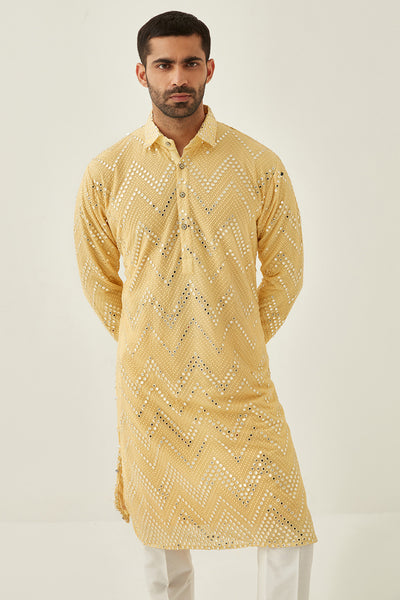 Lemon Yellow Kurta Set