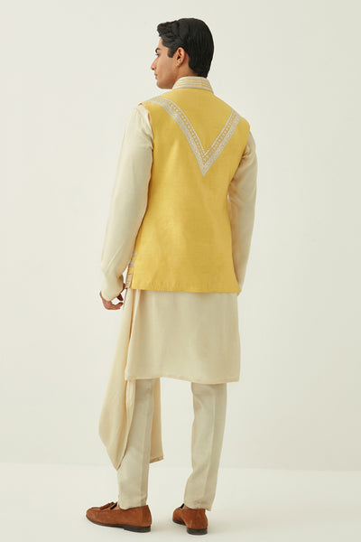 Lemon And Ivory Bundi Set