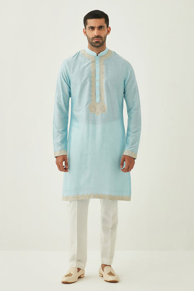 Powder Blue Kurta Set