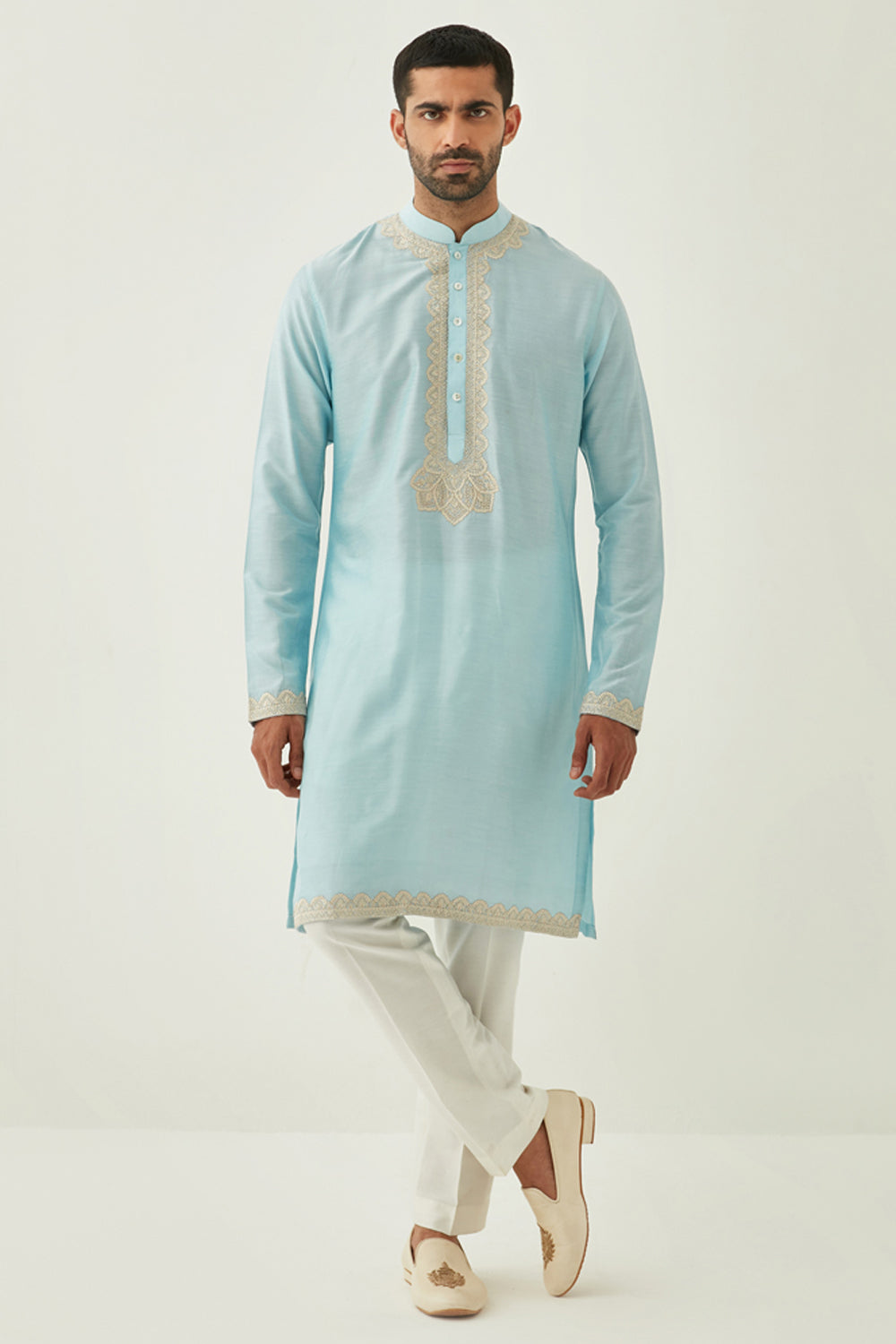 Powder Blue Kurta Set