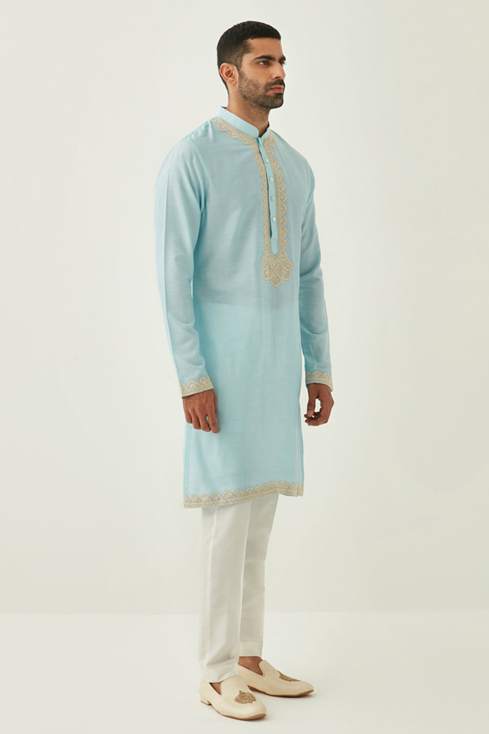 Powder Blue Kurta Set